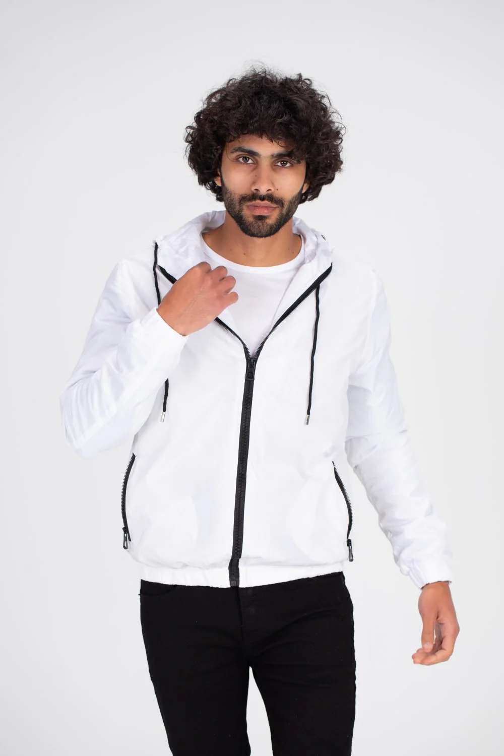 Men's Casual Full Zipper Basic Waterproof Sweatshirt - Image 12