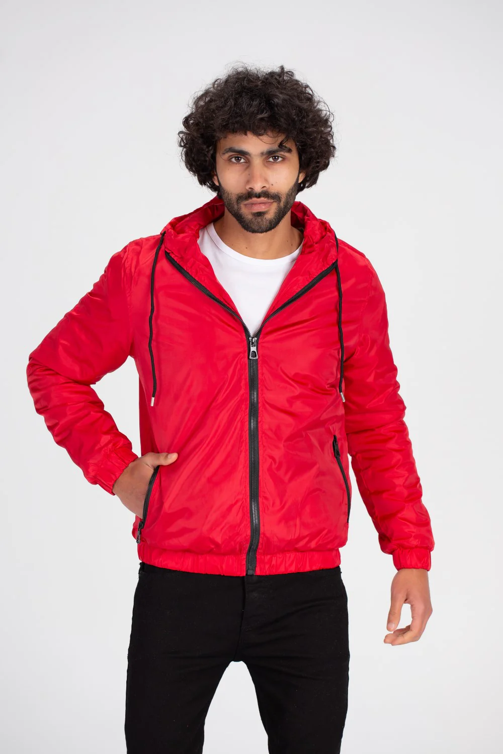Men's Casual Full Zipper Basic Waterproof Sweatshirt - Image 9