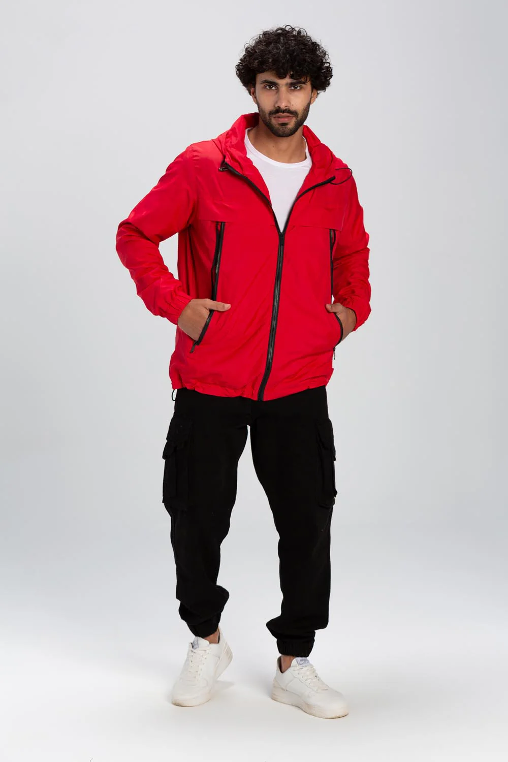 Men's Casual Full Zipper Waterproof Back Printed Jacket With Unique Style - Image 10