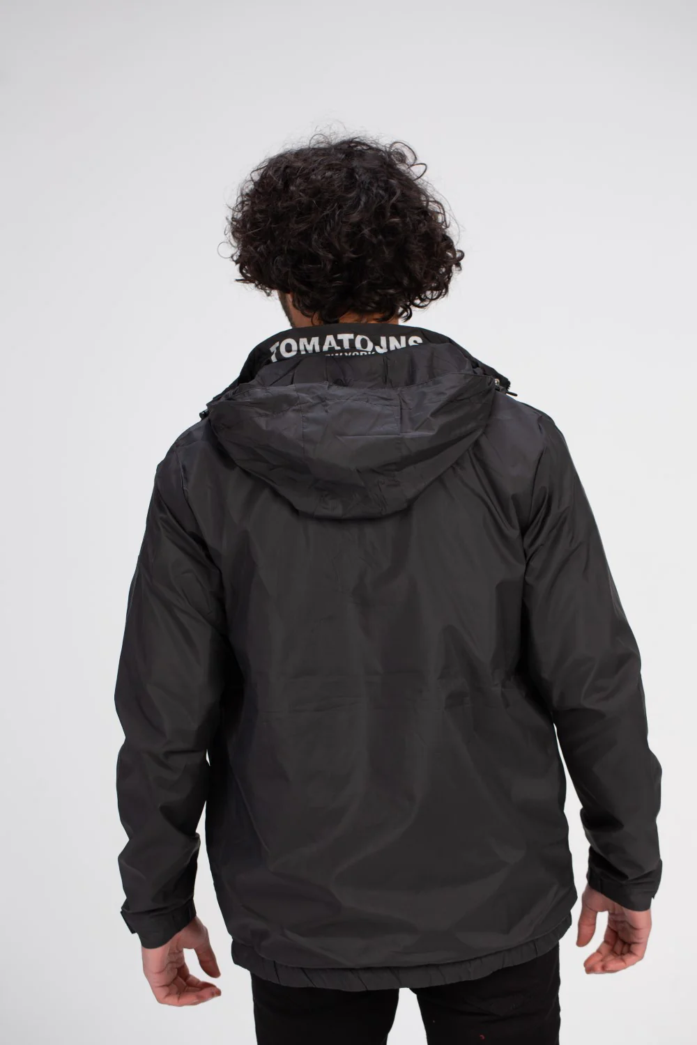 Men's Casual Full Zipper Waterproof Front Print Side Pockets Jacket With Unique Style - Image 2