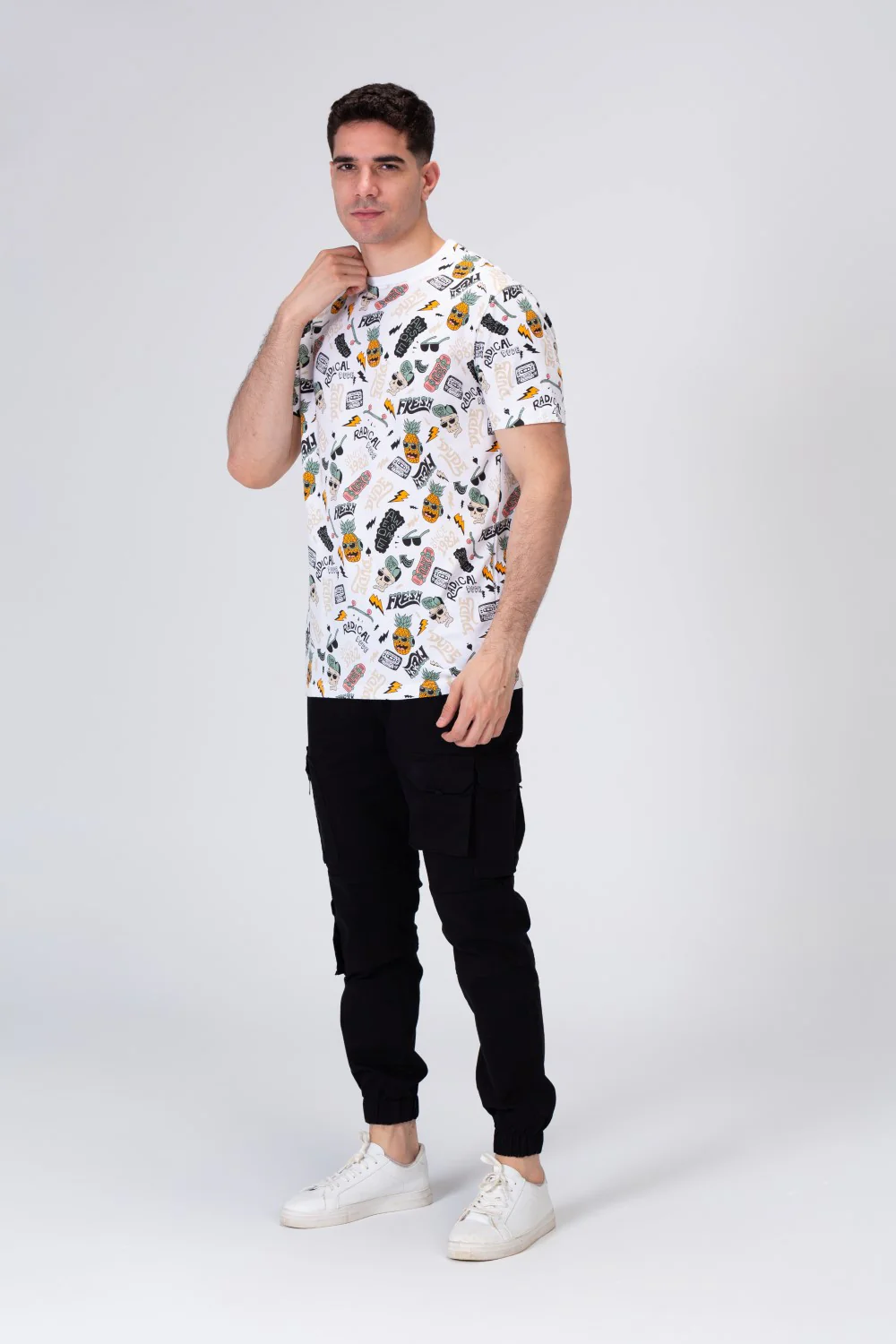 Men's Casual Half Sleeve T-shirt In Modern Colors And Practical Materials - Image 7