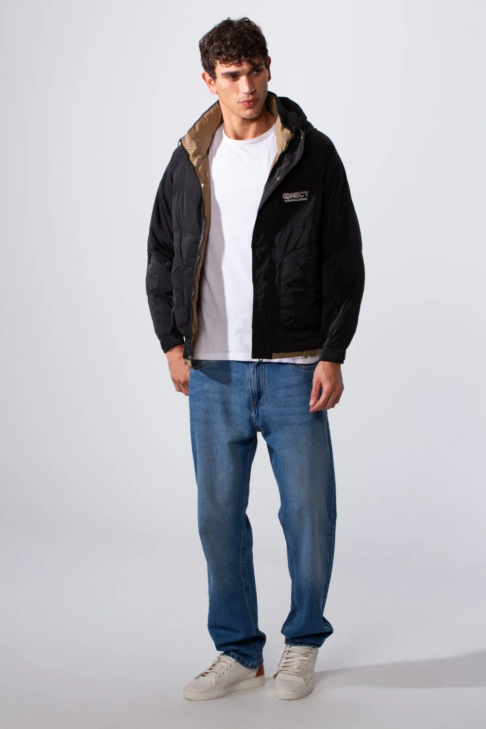 Men's Casual Hooded Lightweight Waterproof Jacket - Image 3
