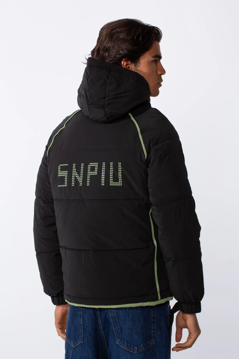 Men's Casual Hooded Waterproof Puffer Jacket - Image 10