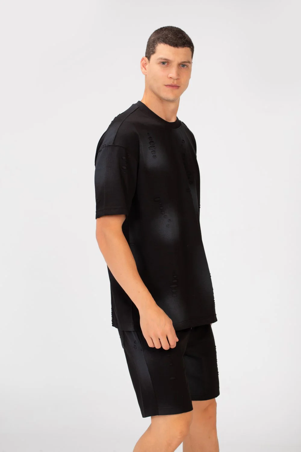 Men's Casual Sleeved Regular Fit Outfit - Image 3