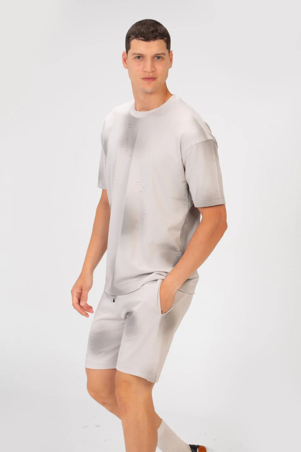 Men's Casual Sleeved Regular Fit Outfit - Image 7