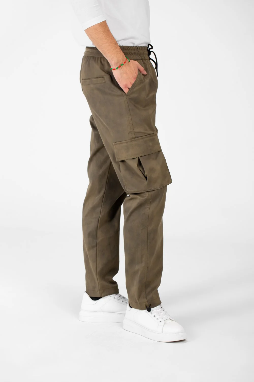 Men's Casual Sweatpants With Elastic Waist And Side Pockets - Image 11