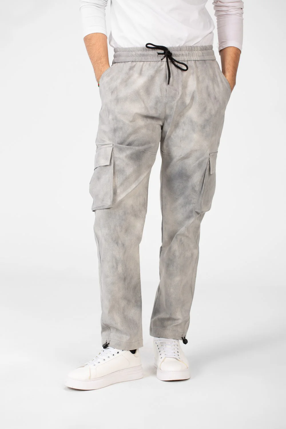 Men's Casual Sweatpants With Elastic Waist And Side Pockets - Image 5