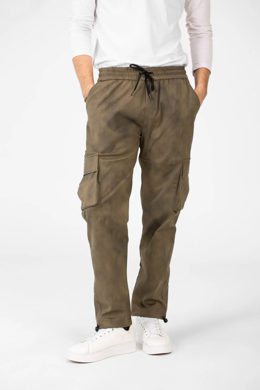 Men's Casual Sweatpants With Elastic Waist And Side Pockets - Image 9