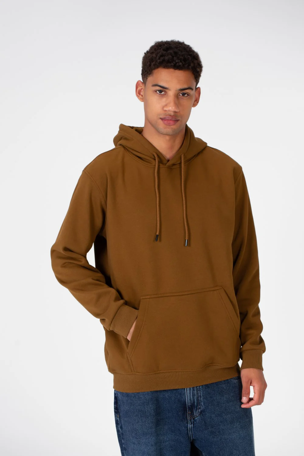 Men's Casual Sweatshirt With Hoodie Cut And Front Print - Image 7