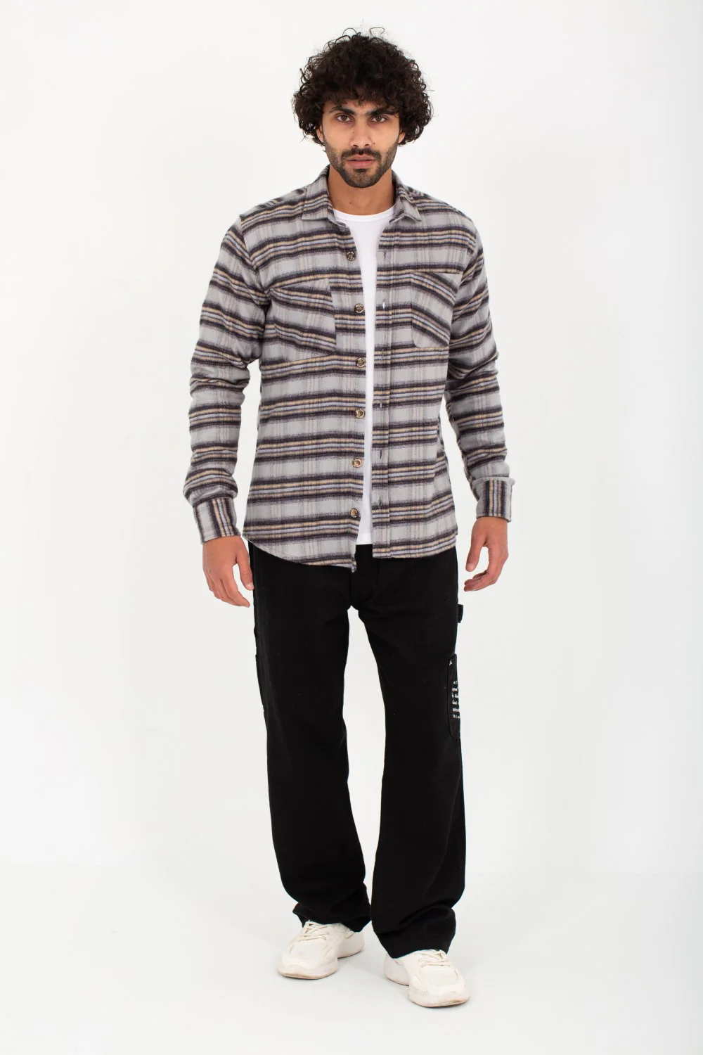 Men's Classic Checked Long Sleeves Regular Fit Made Of Comfort Material Shirt