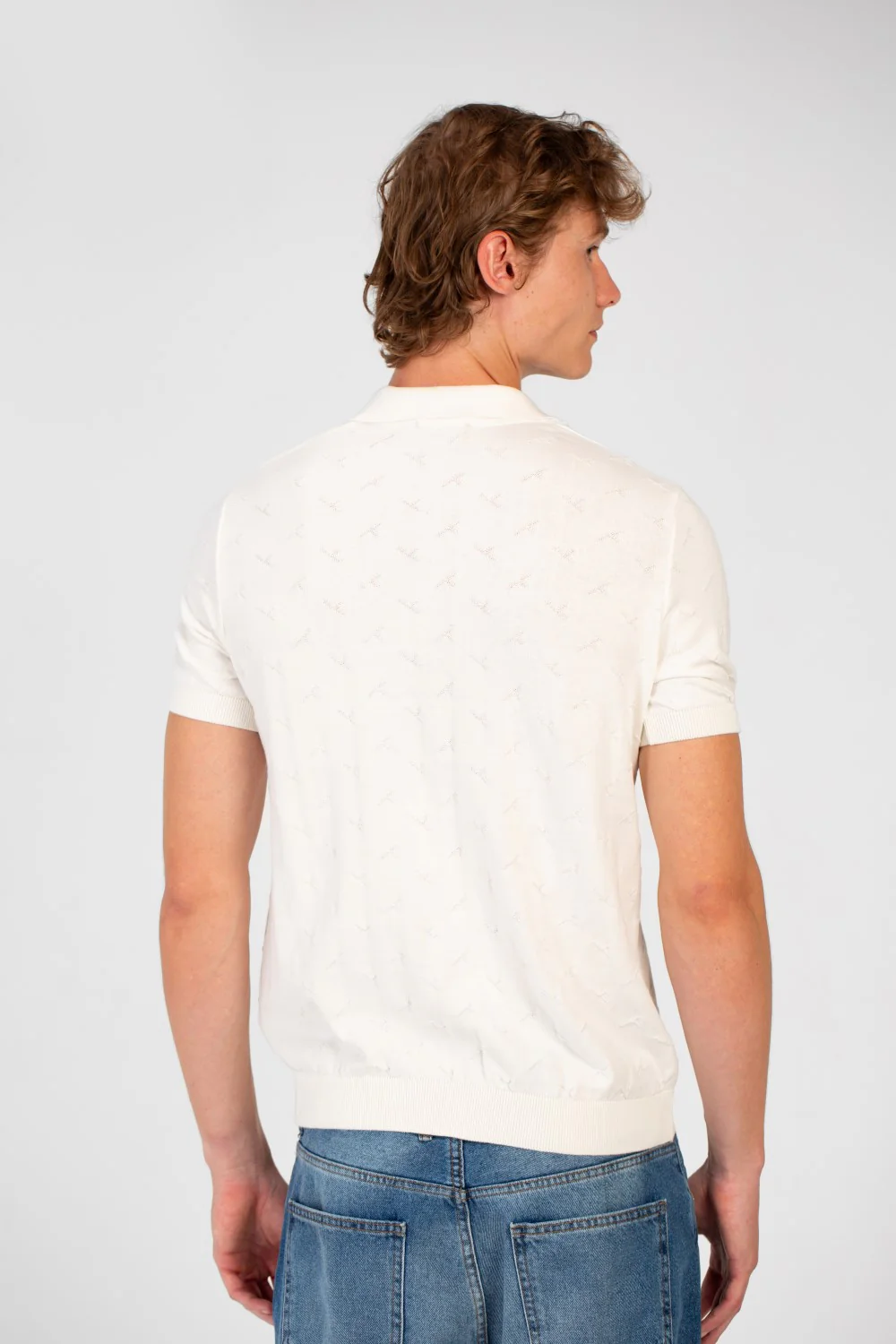 Men's Classic Half Sleeve Slim Fit Cotton Polo T-Shirt - Image 6