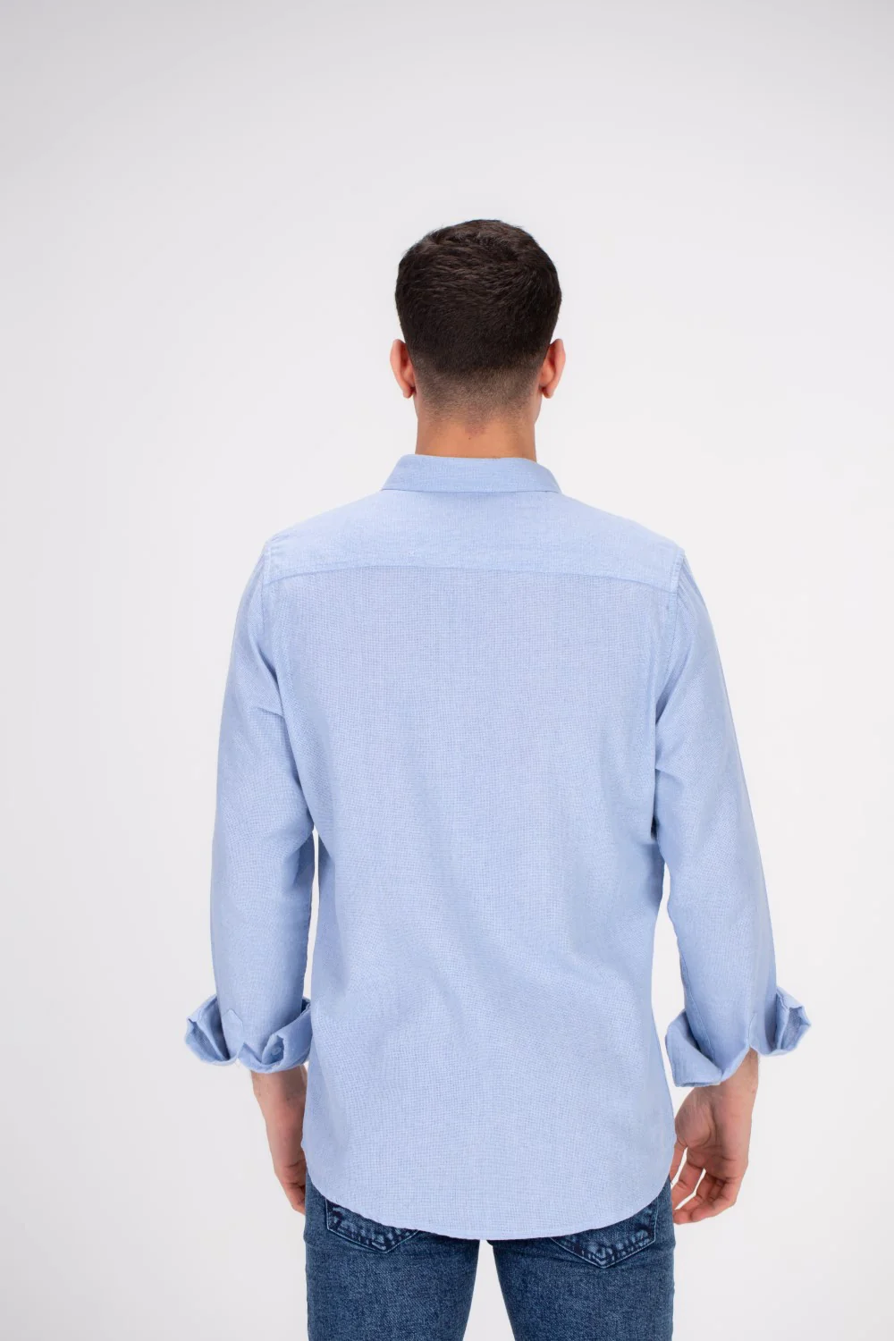 Men's Classic Long Sleeves Regular Fit Made Of Comfort Cotton Shirt Perfect For Casual Days Or A Night Out With Friends - Image 2