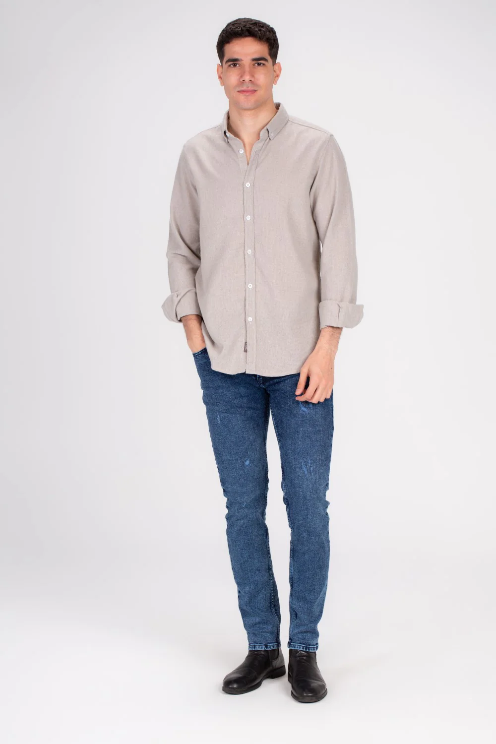 Men's Classic Long Sleeves Regular Fit Made Of Comfort Cotton Shirt Perfect For Casual Days Or A Night Out With Friends - Image 4