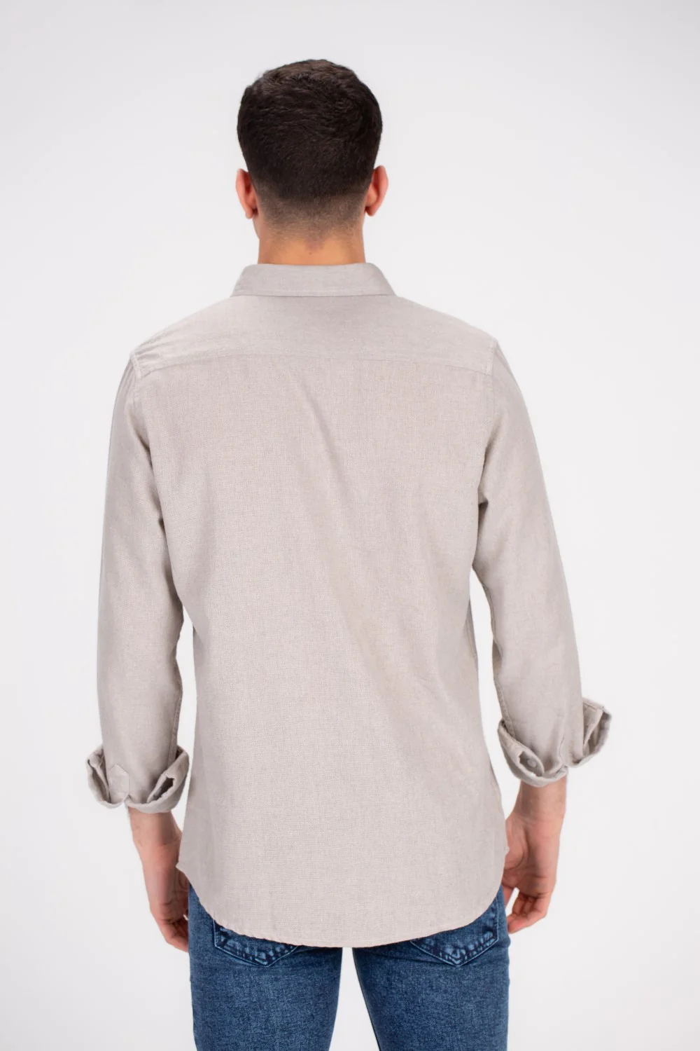 Men's Classic Long Sleeves Regular Fit Made Of Comfort Cotton Shirt Perfect For Casual Days Or A Night Out With Friends - Image 5