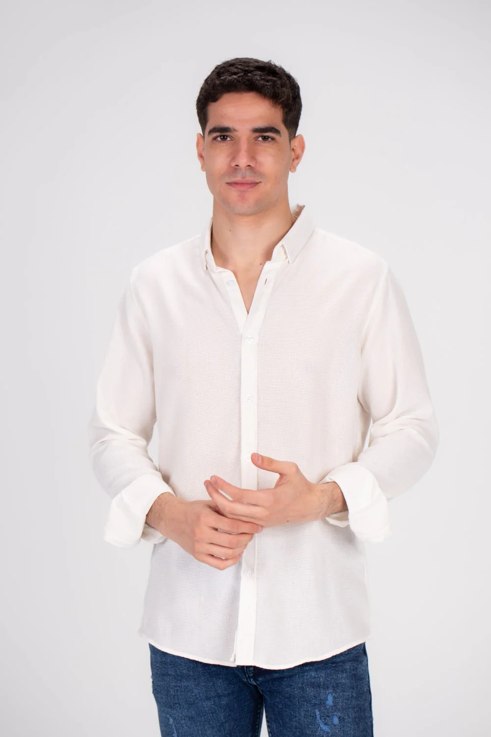 Men's Classic Long Sleeves Regular Fit Made Of Comfort Cotton Shirt Perfect For Casual Days Or A Night Out With Friends - Image 9