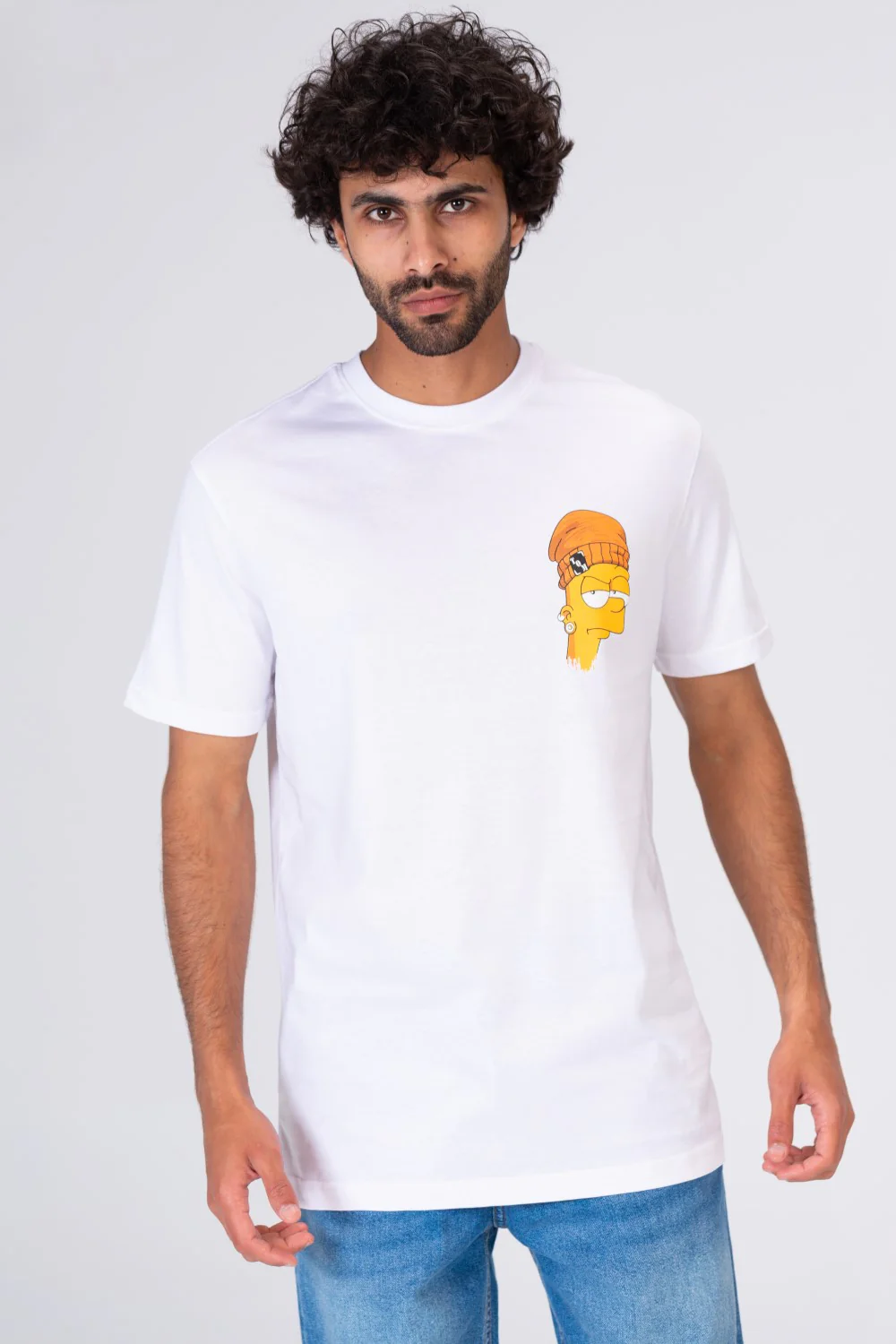 Mens Comfortable Printed Crew Neck T-shirt - Image 6