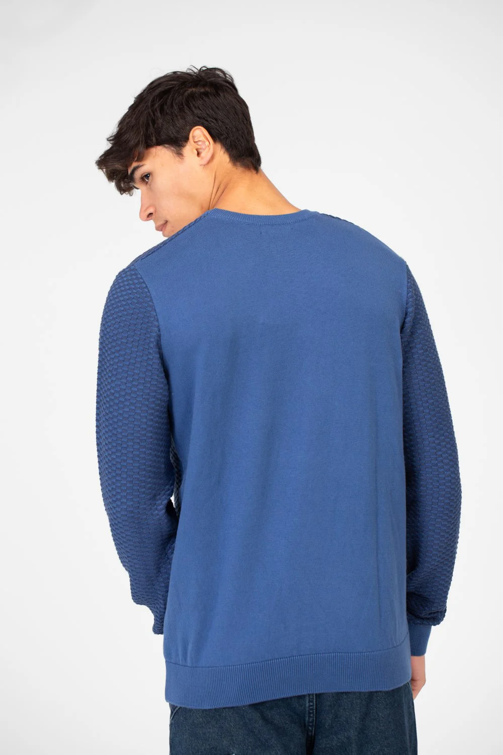 Men's Cotton Crew Neck Pullover Sweater - Image 6