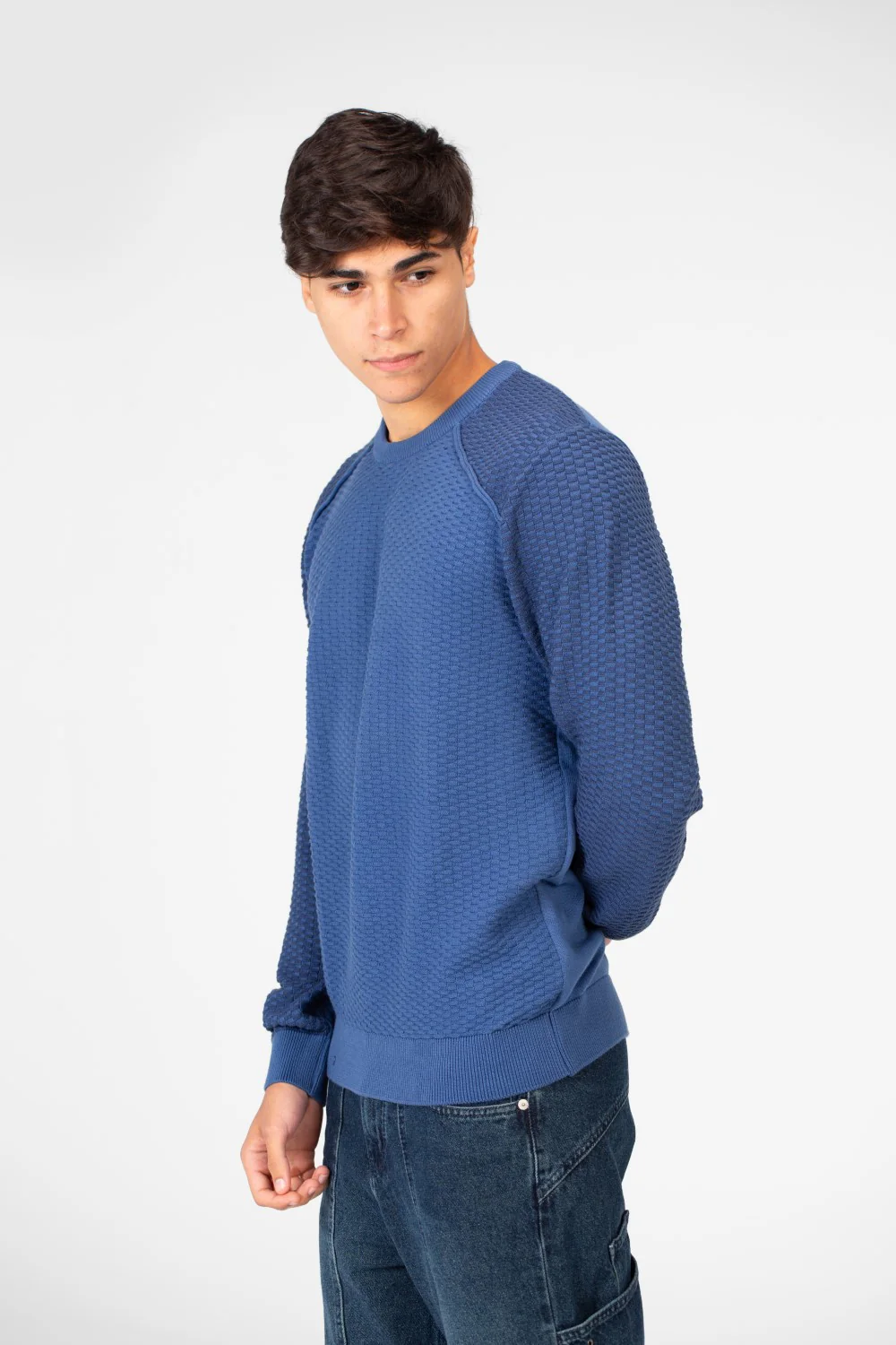 Men's Cotton Crew Neck Pullover Sweater - Image 7