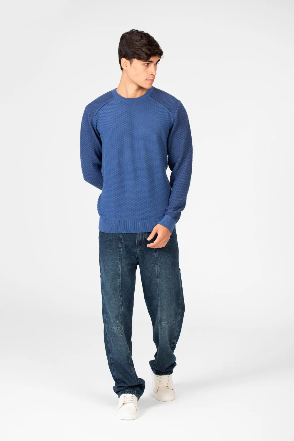 Men's Cotton Crew Neck Pullover Sweater - Image 8