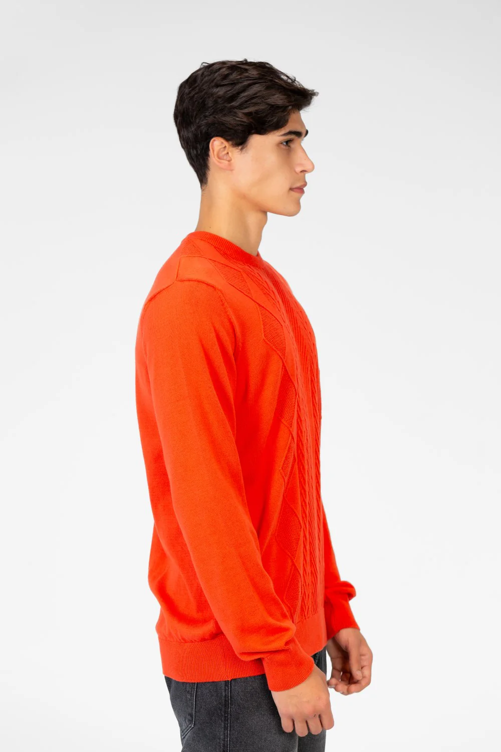 Men's Cotton Knit Crew Neck Pullover - Image 11
