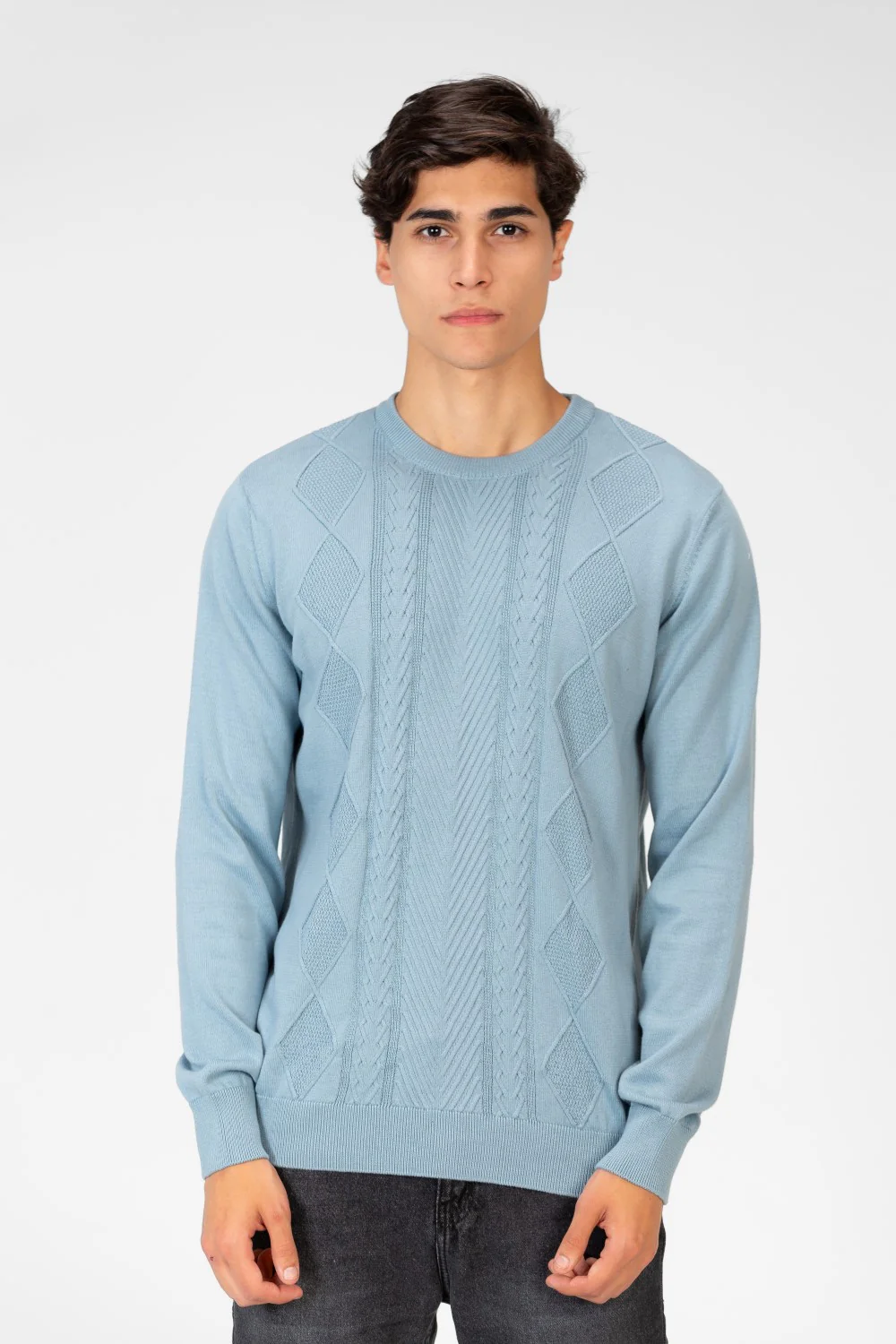 Men's Cotton Knit Crew Neck Pullover - Image 5