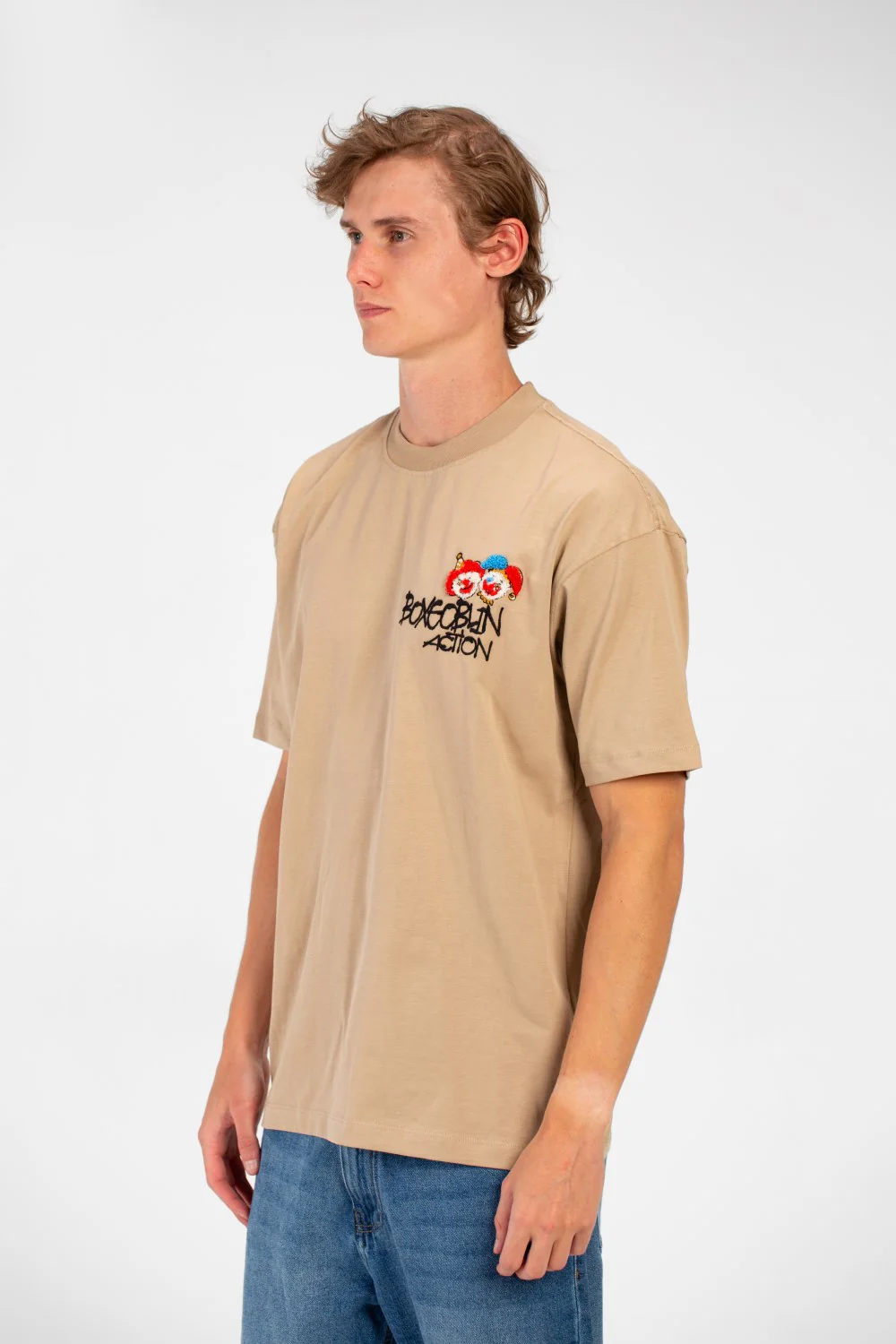 Men's Crew Neck Graphic Print Regular Fit Half Sleeve T-Shirt - Image 11