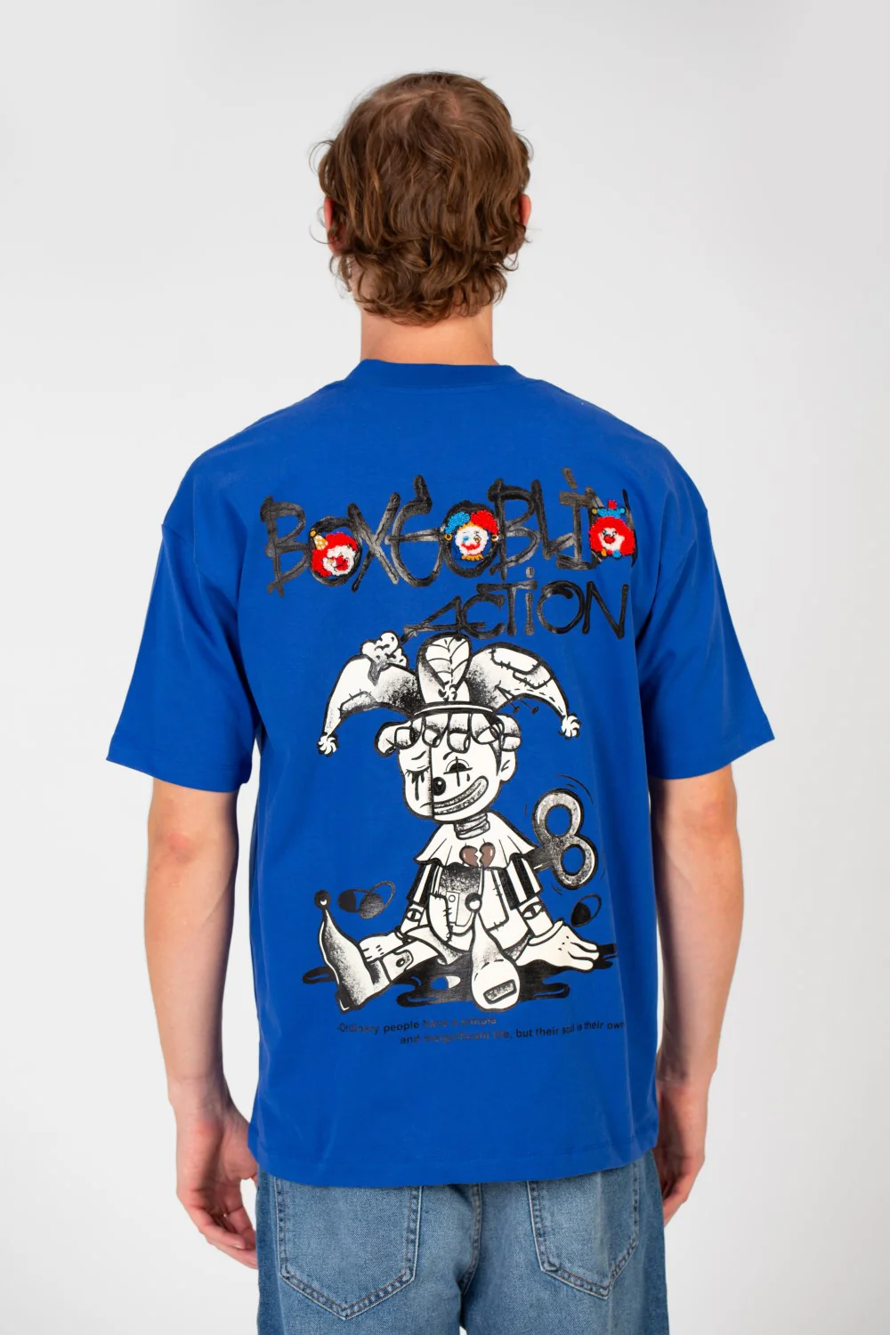 Men's Crew Neck Graphic Print Regular Fit Half Sleeve T-Shirt - Image 6