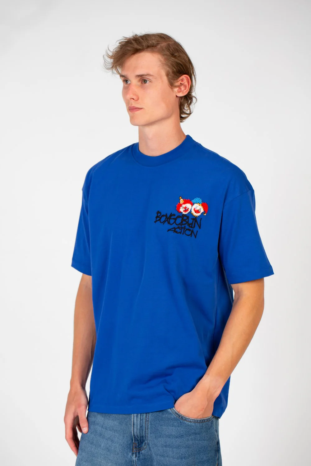 Men's Crew Neck Graphic Print Regular Fit Half Sleeve T-Shirt - Image 7