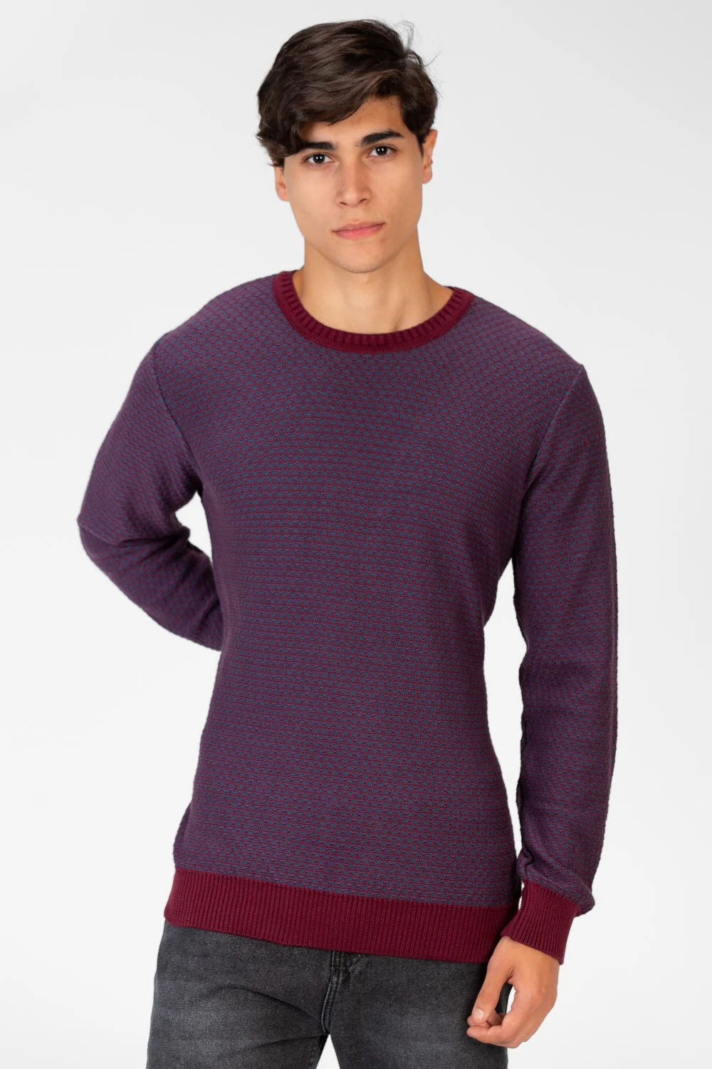Men's Crew Neck Pullover Made Of High Quality Cotton Material - Image 5
