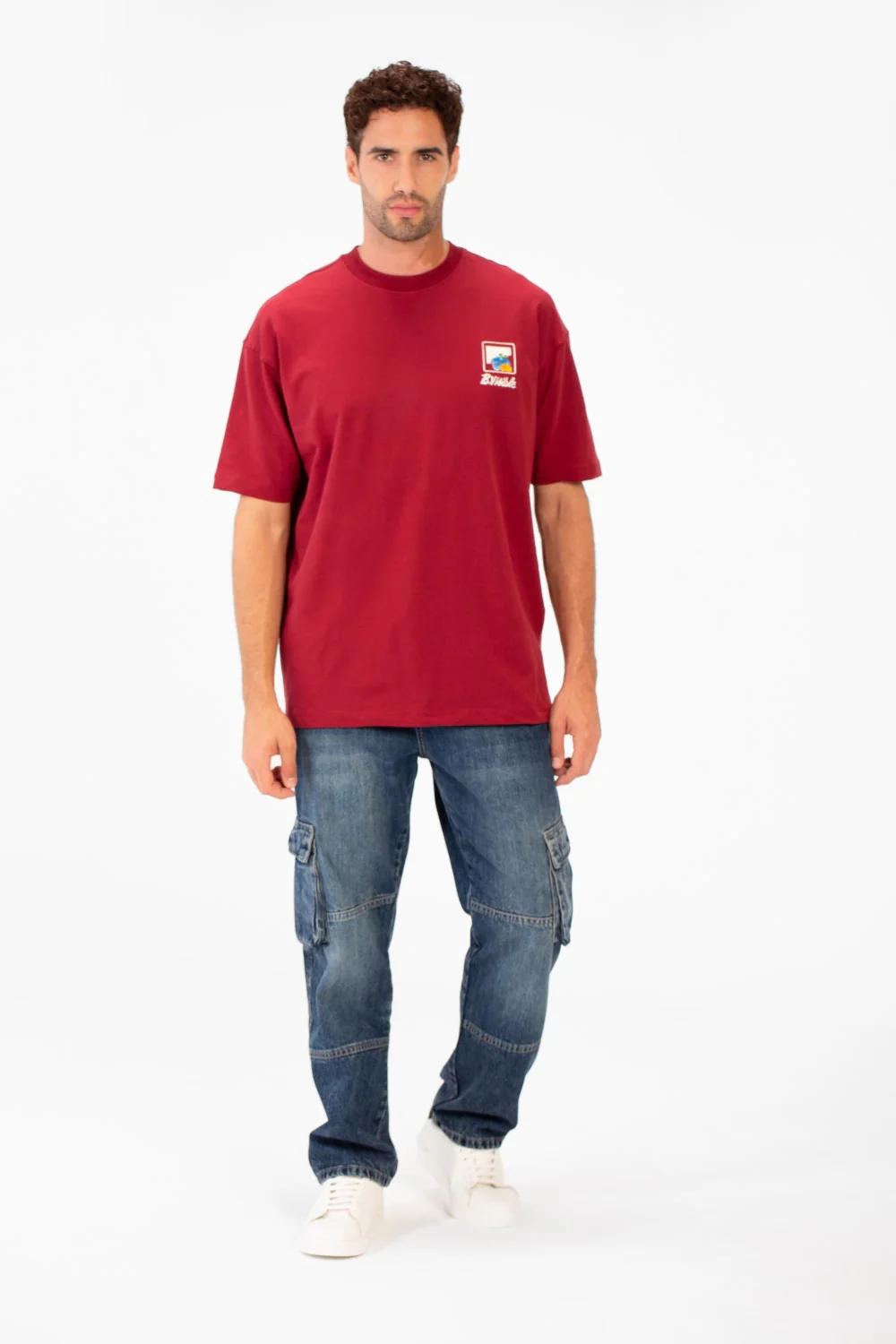 Men's Crew Neck Regular Fit Half Sleeve Summer Melton Graphic Print T-Shirt - Image 12
