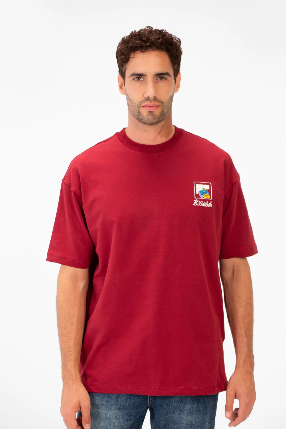 Men's Crew Neck Regular Fit Half Sleeve Summer Melton Graphic Print T-Shirt - Image 9