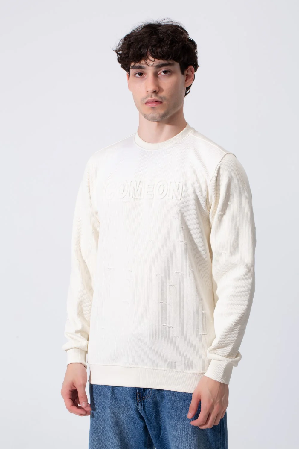 Men's Crew Neck Slim Fit Long Sleeve Sweatshirt - Image 9