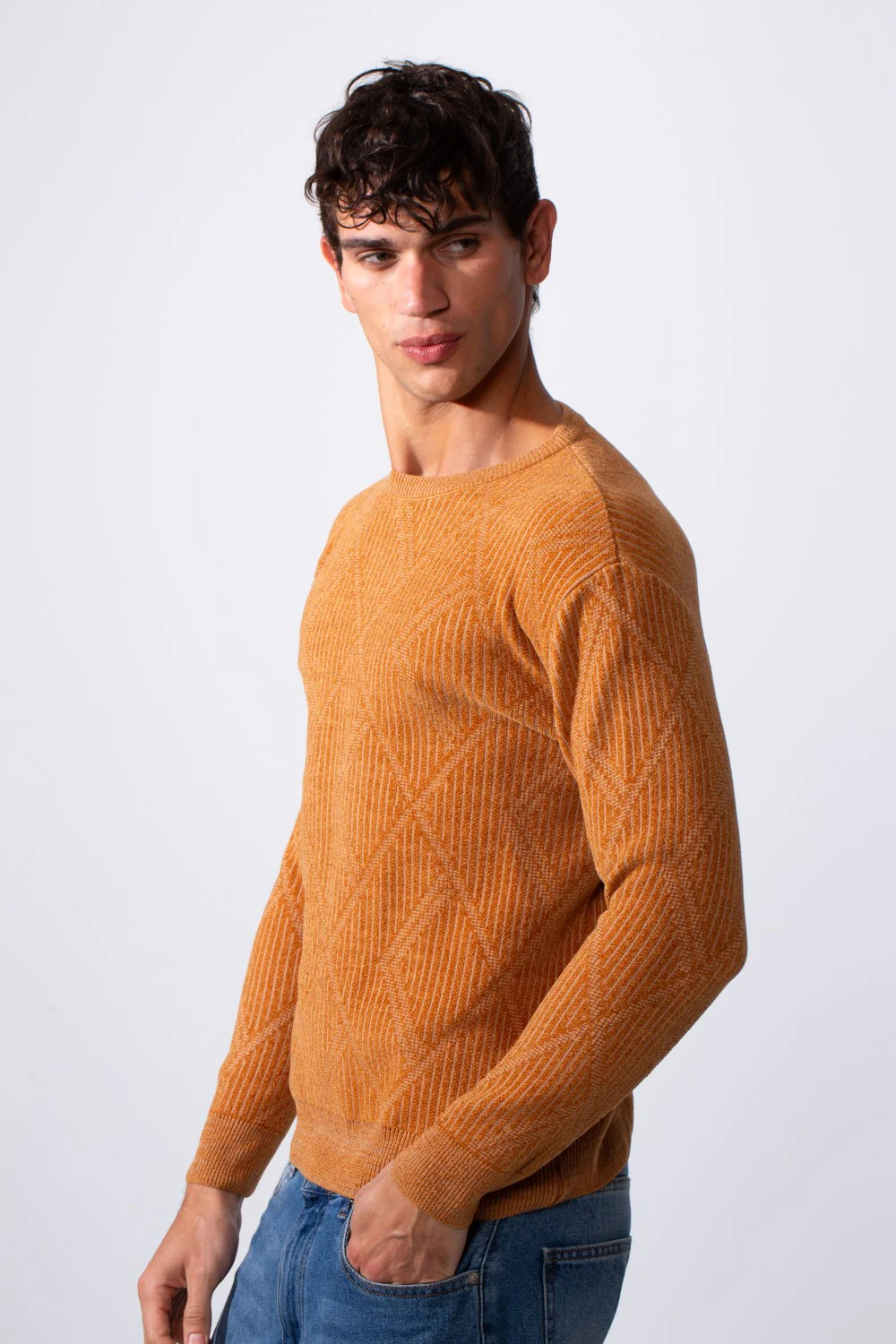 Men's Crew Neck Slim Fit Pullover Sweater - Image 8