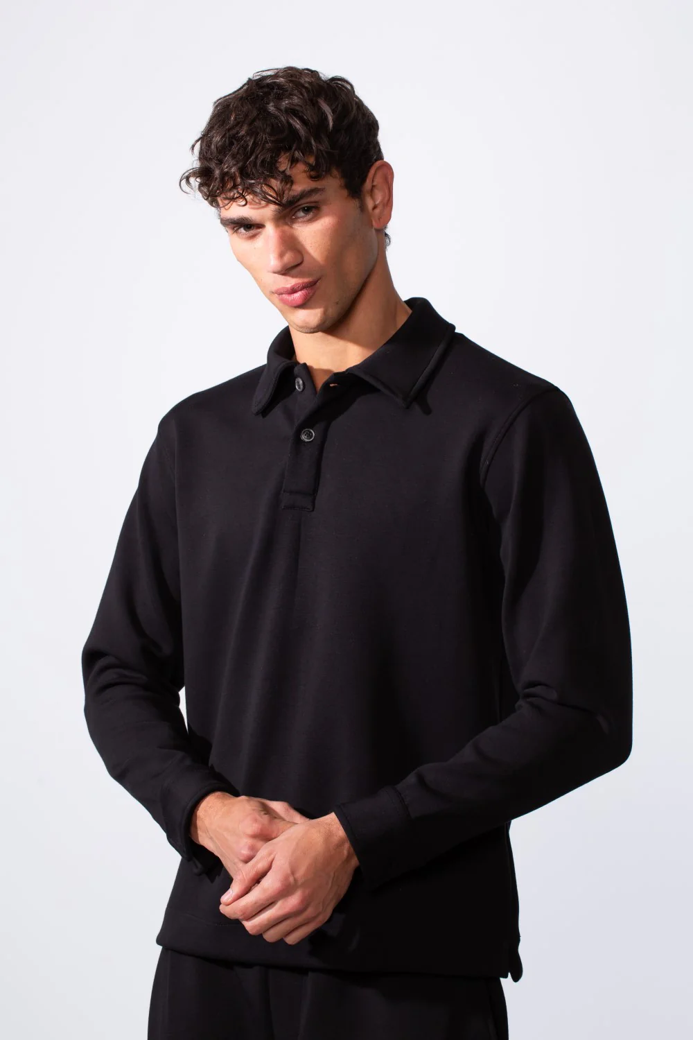 Men's Daily Wear Oversized Melton Two-Piece Outfit Set - Image 7