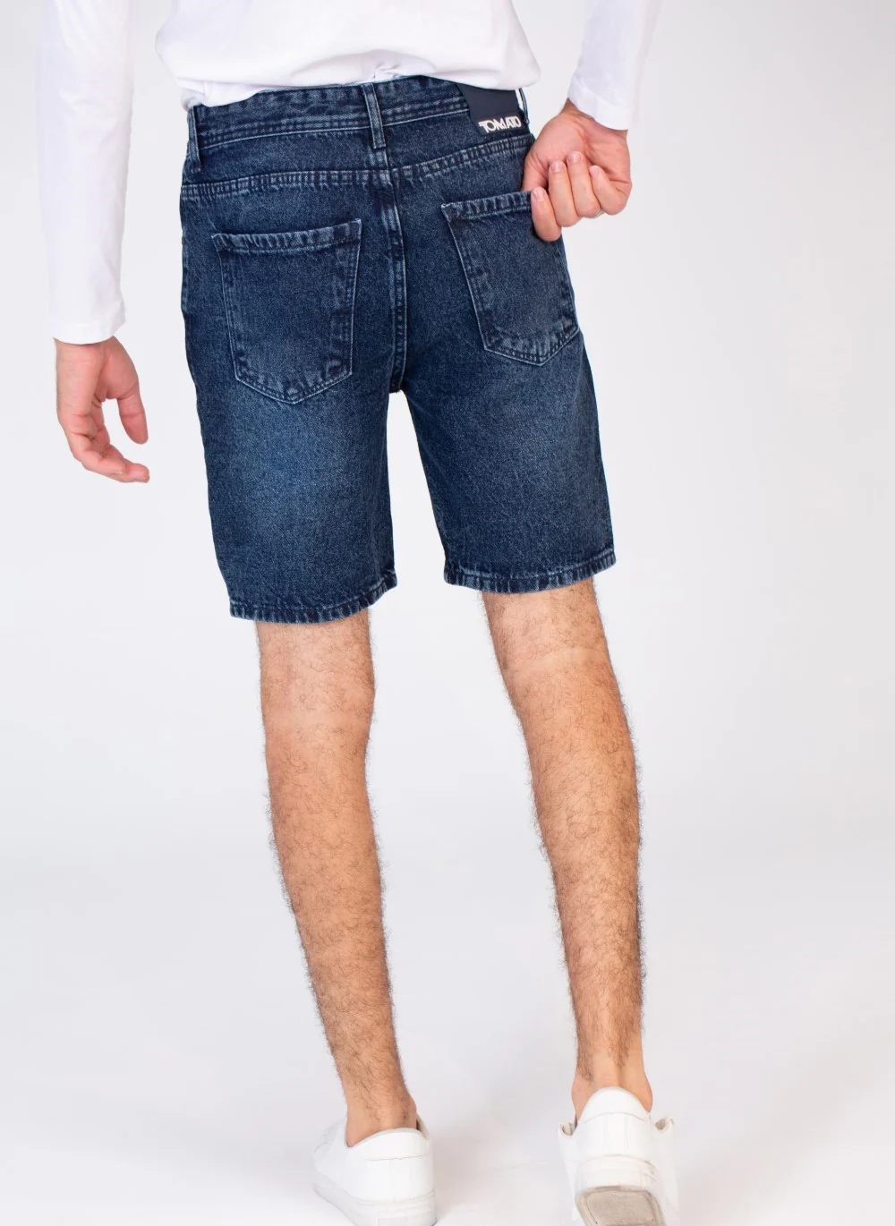 Mens Denim Cutting Short With Five Pockets - Image 5