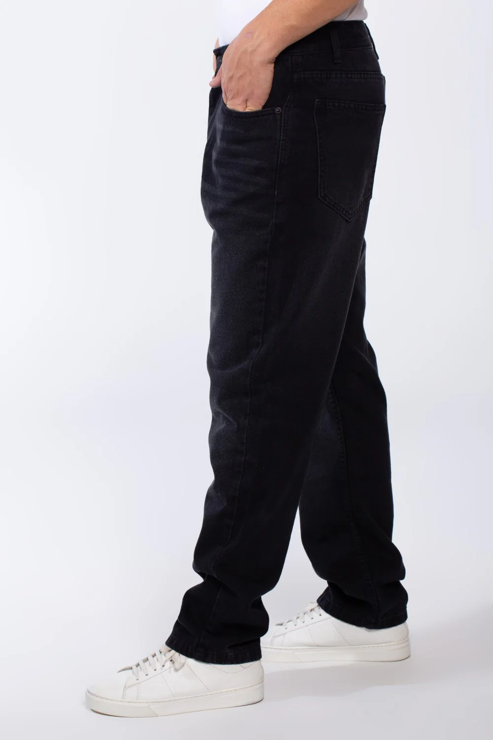Men's Denim Straight Fit Practical Jeans Fabric Perfect For Daily Wear Pants - Image 2