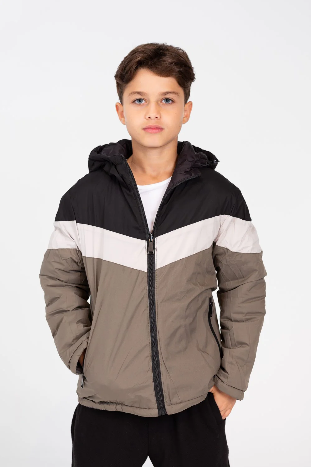 Men's Double Face Waterproof Jacket With Side Zippers - Image 3