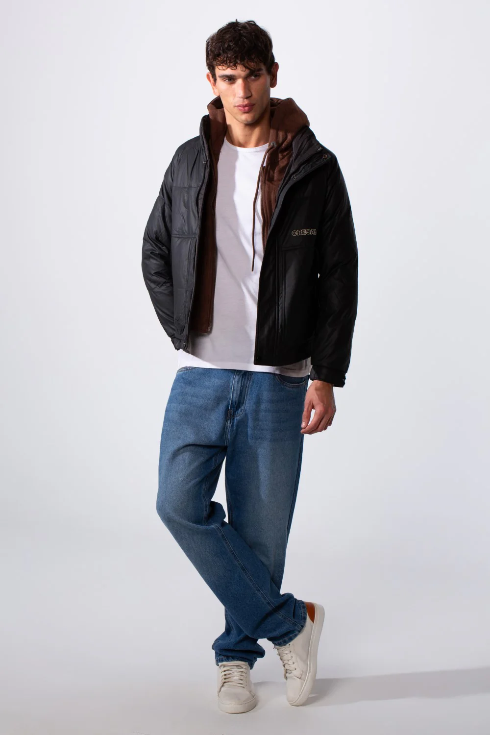 Men's Double Layer Casual Hooded Waterproof Jacket - Image 3