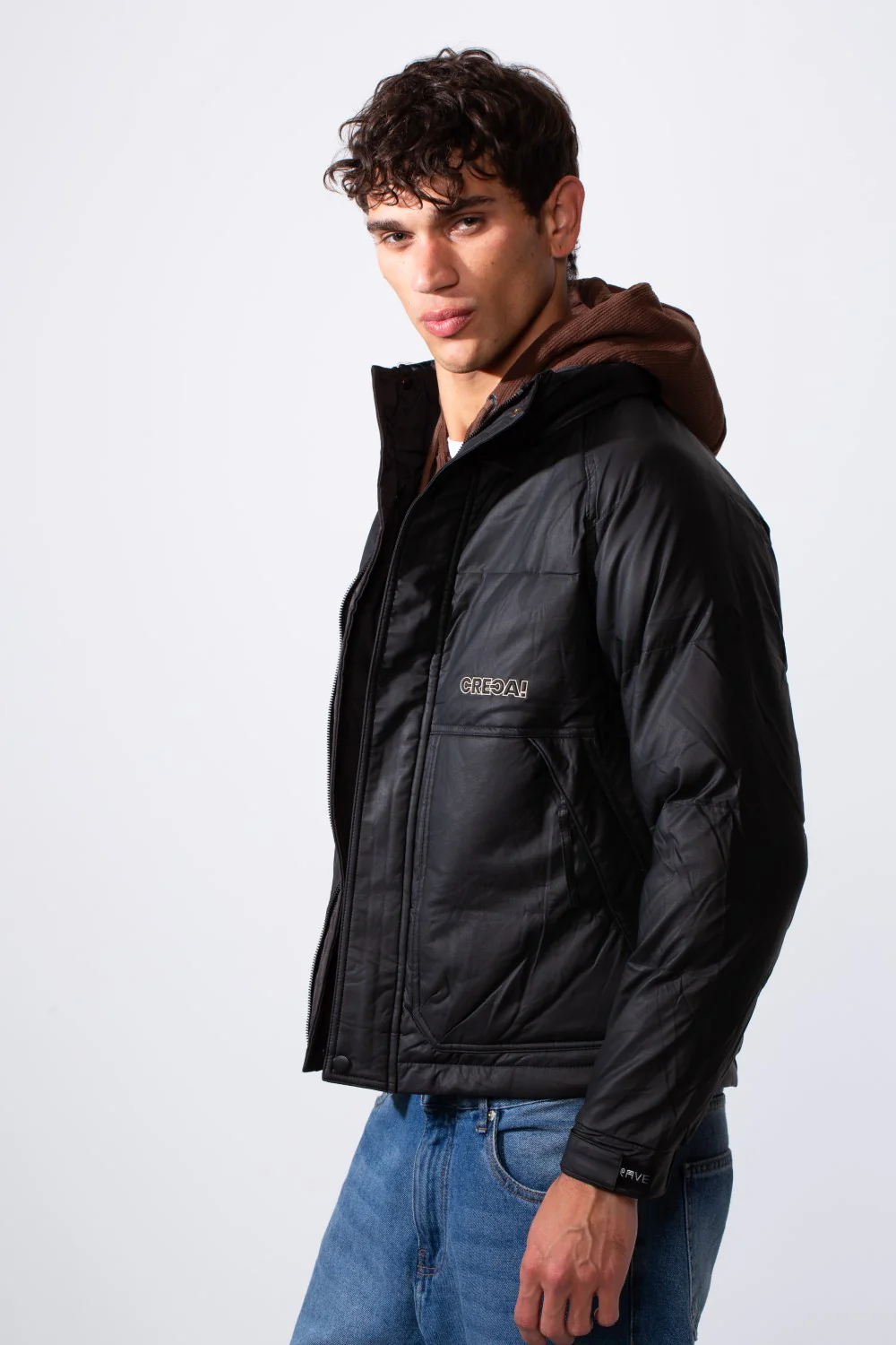 Men's Double Layer Casual Hooded Waterproof Jacket - Image 4