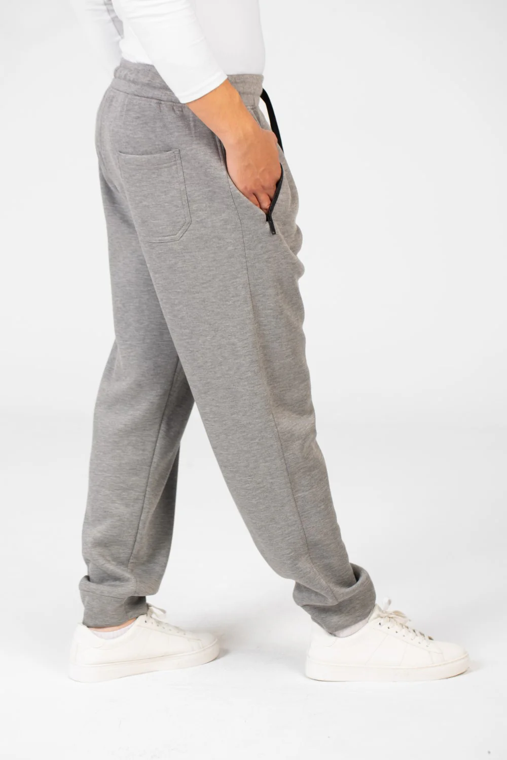 Men's Elastic Waist With Drawstring Jogger Sweatpants - Image 11