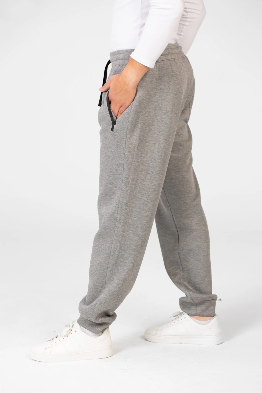 Men's Elastic Waist With Drawstring Jogger Sweatpants - Image 12