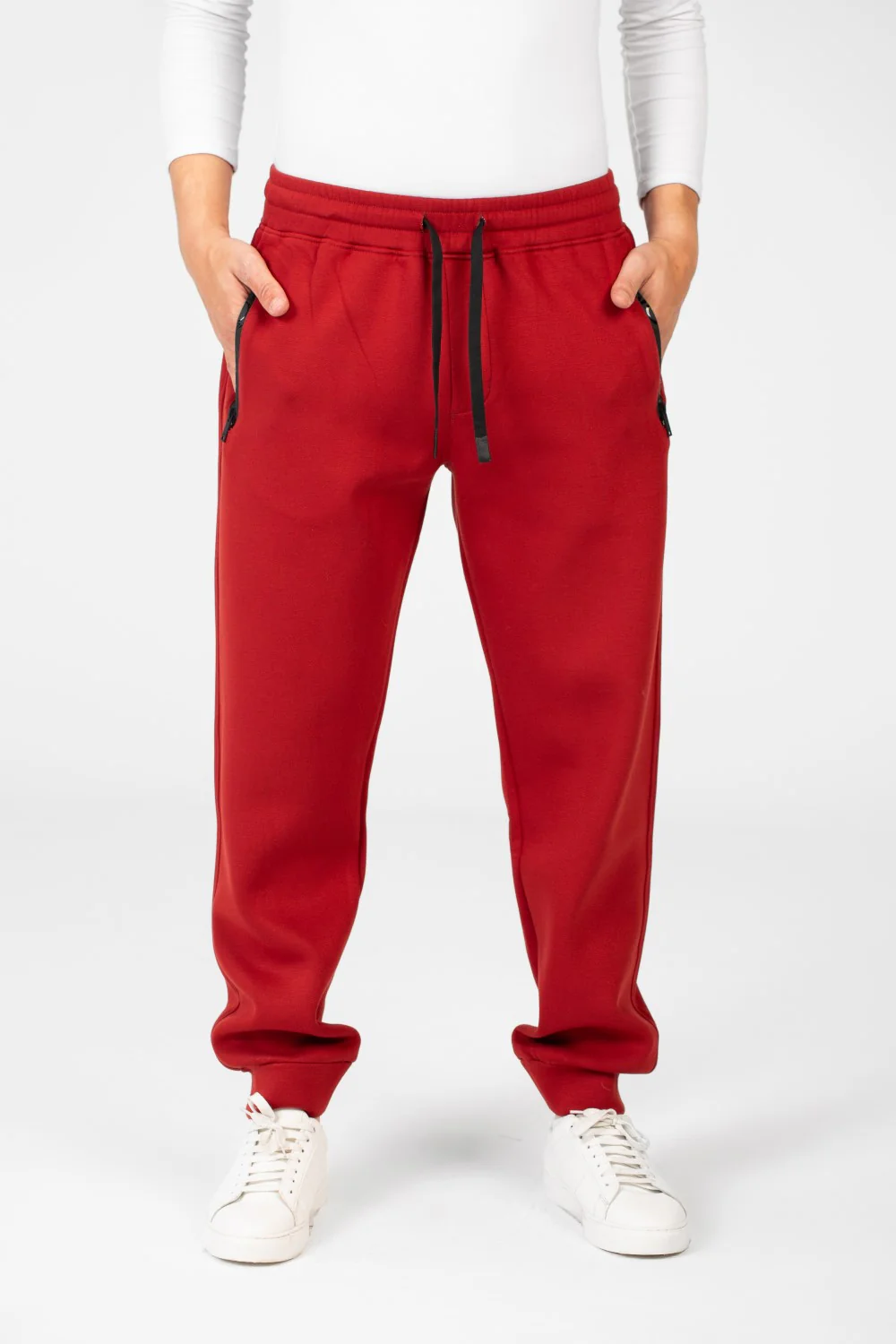 Men's Elastic Waist With Drawstring Jogger Sweatpants - Image 17