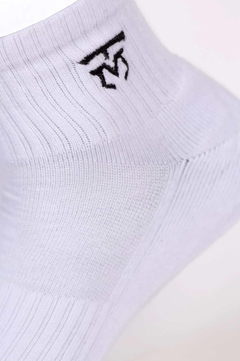 Men's Embroidered Logo on Ankle Soft Breathable Fabric All-Day Comfort Crew Socks - Image 12