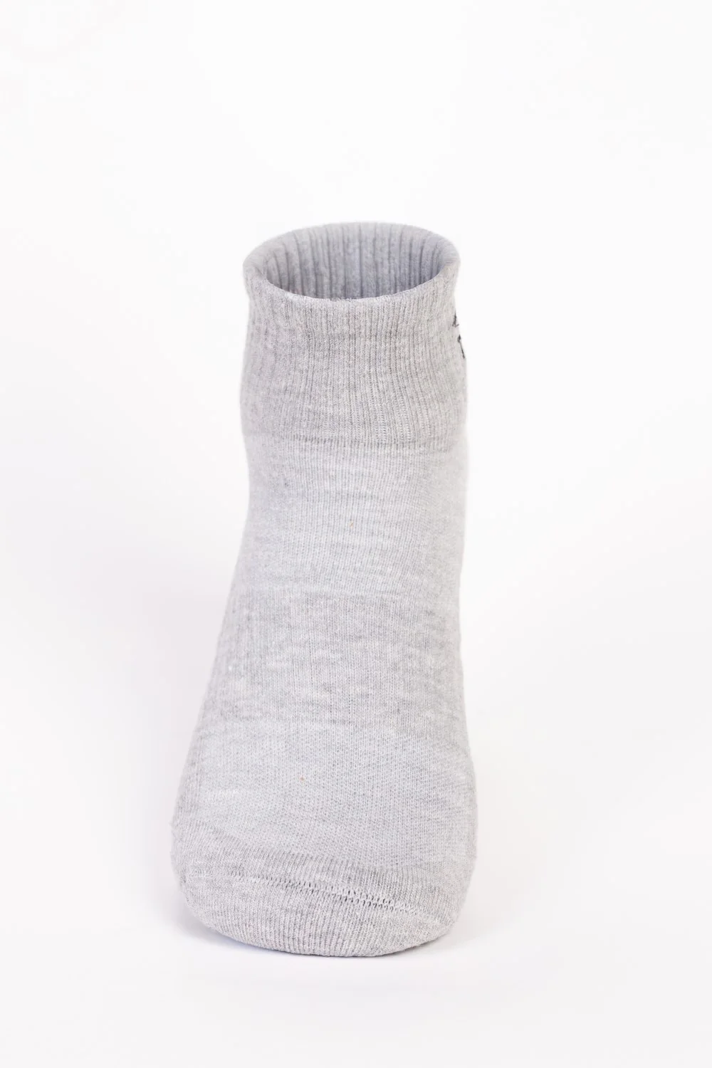 Men's Embroidered Logo on Ankle Soft Breathable Fabric All-Day Comfort Crew Socks - Image 7