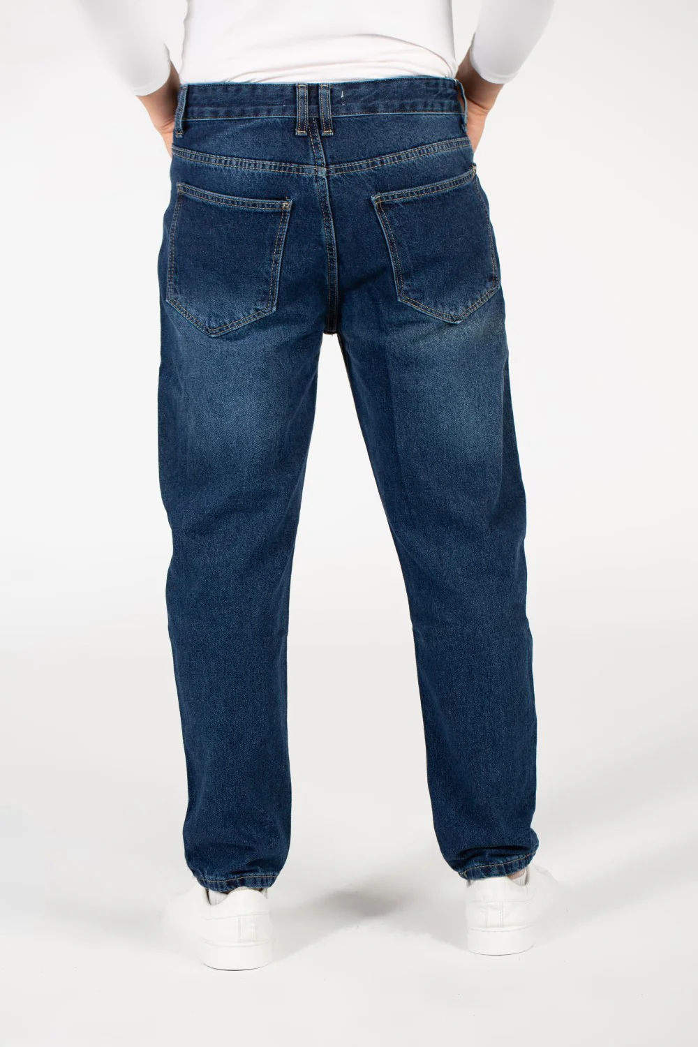 Men's Five Pocket Boyfriend Jeans Pants - Image 2