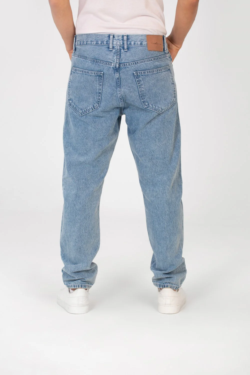 Men's Five Pockets Boyfriend Jeans Pants Trousers In Basic Details - Image 14