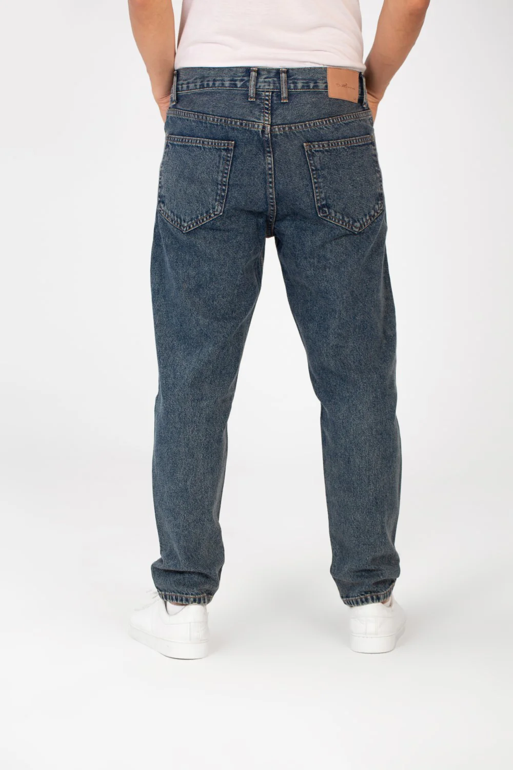 Men's Five Pockets Boyfriend Jeans Pants Trousers In Basic Details - Image 6