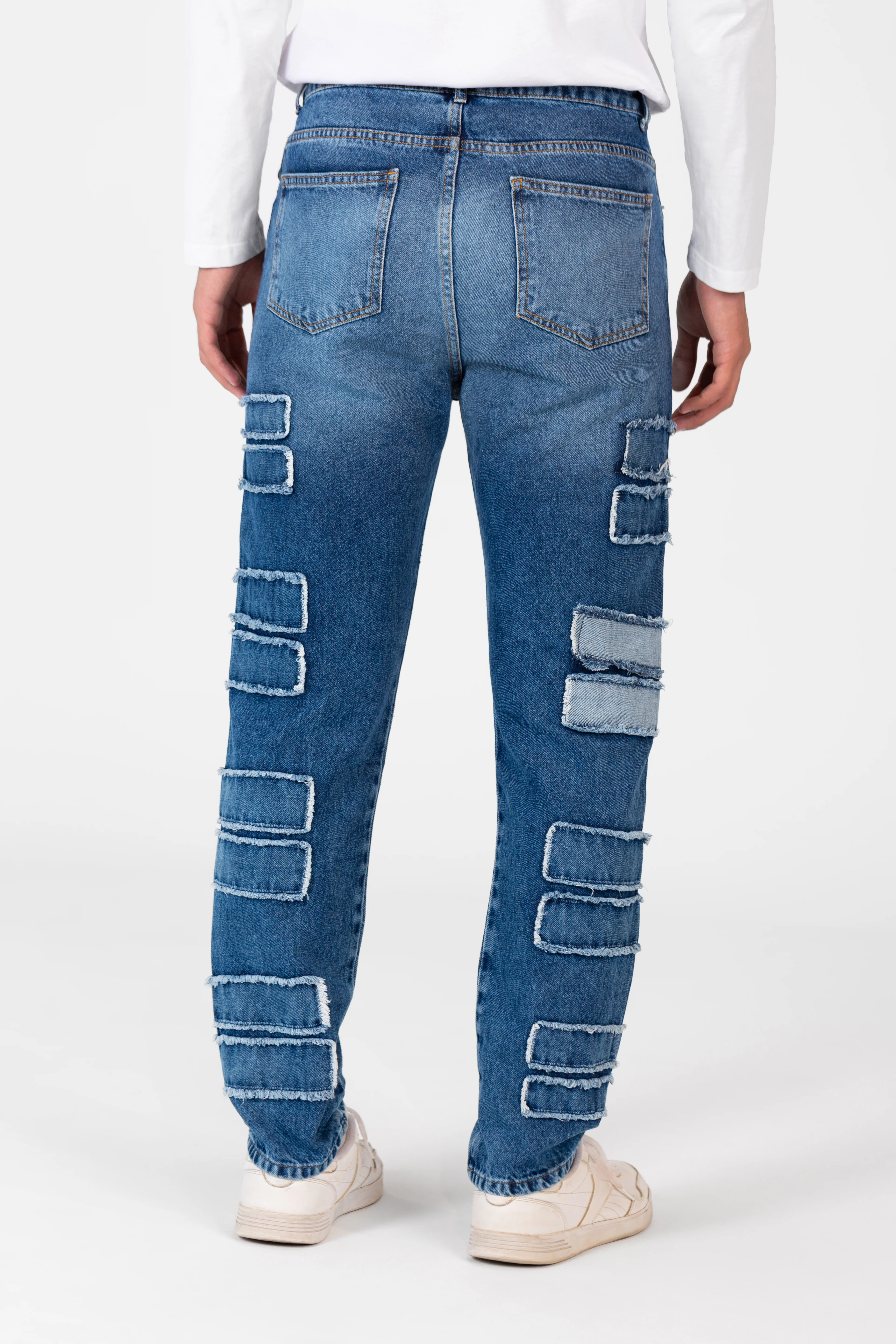 Men's Five Pockets Boyfriend Jeans Pants With A Modern Cut - Image 6