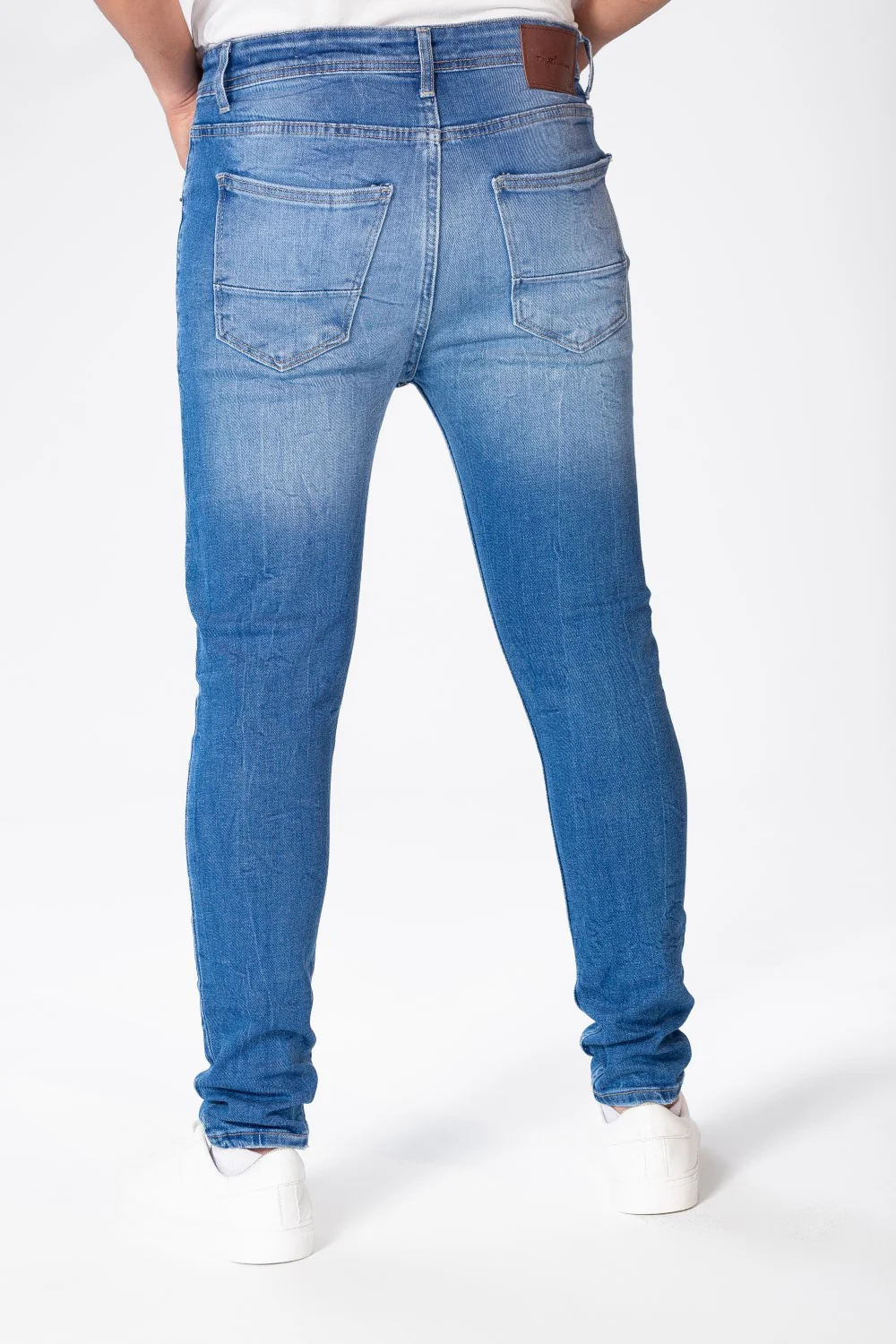 Men's Five Pockets Super Skinny Jeans Pants - Image 2