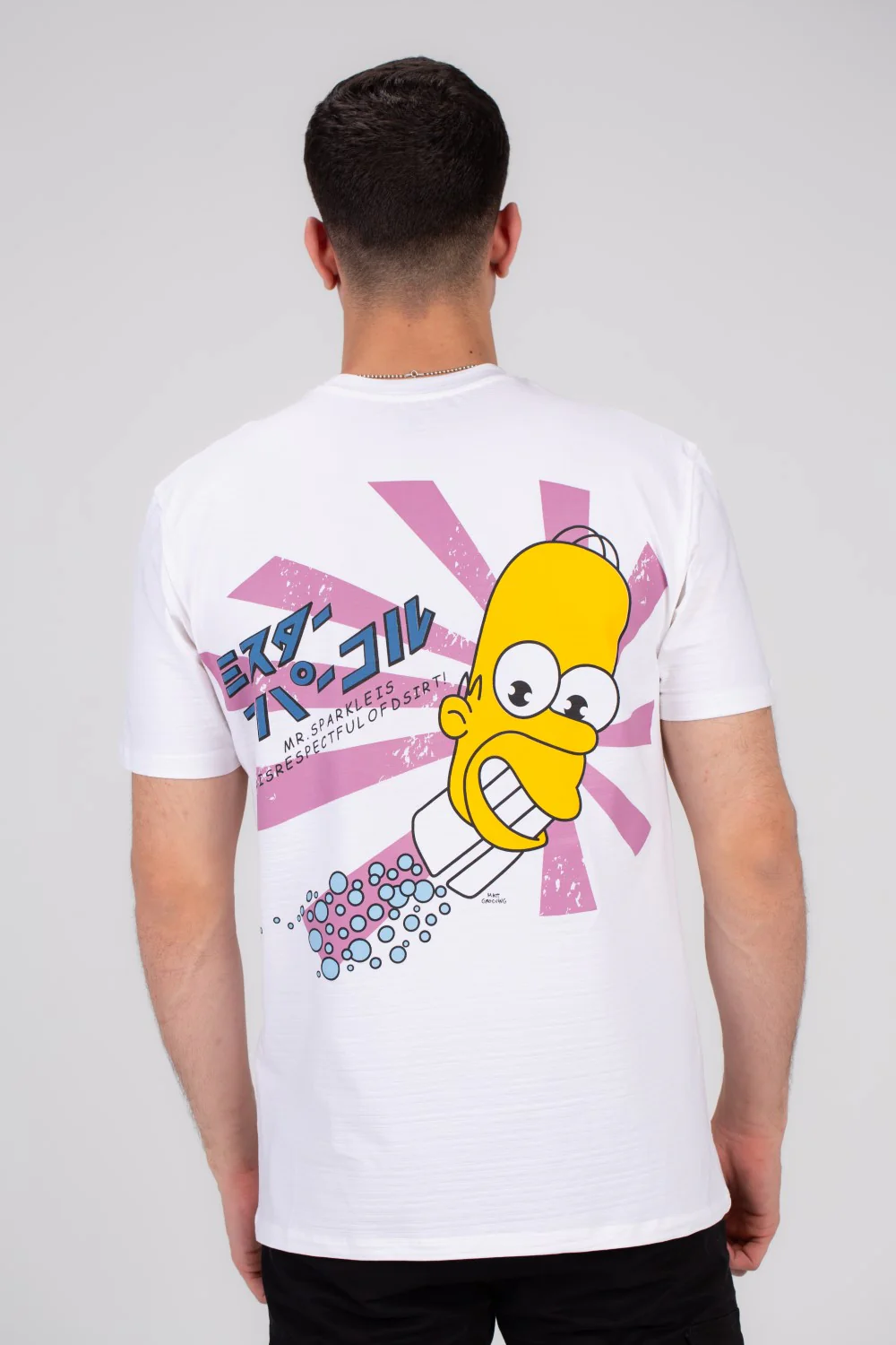 Men's Front & Back Printed Regular Fit Made Of Soft Cotton For Ultimate Comfort T-shirt - Image 8